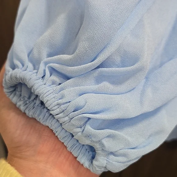 Michael Costello x REVOLVE-'Sunny' Mini Dress in Blue-Size Small - Picture 7 of 17